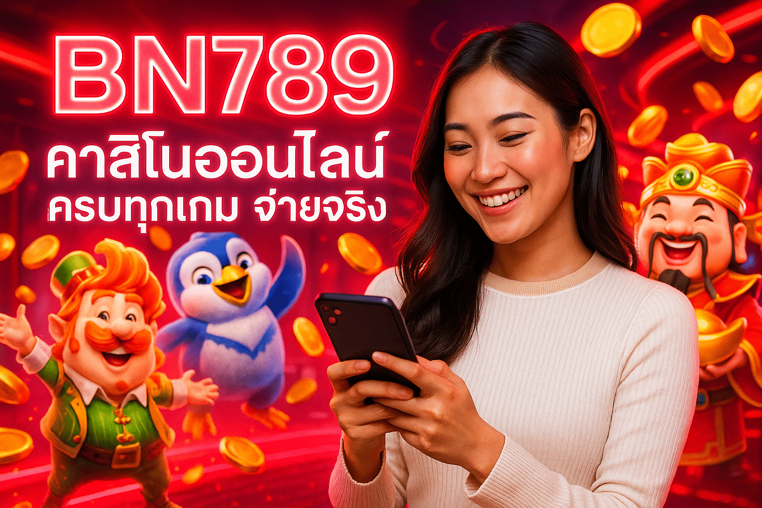 BN789 คาสิโนออนไลน์ ครบทุกเกม จ่ายจริง